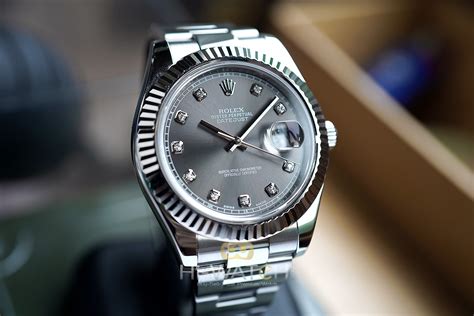 rolex datejust 41 grey dial 116334